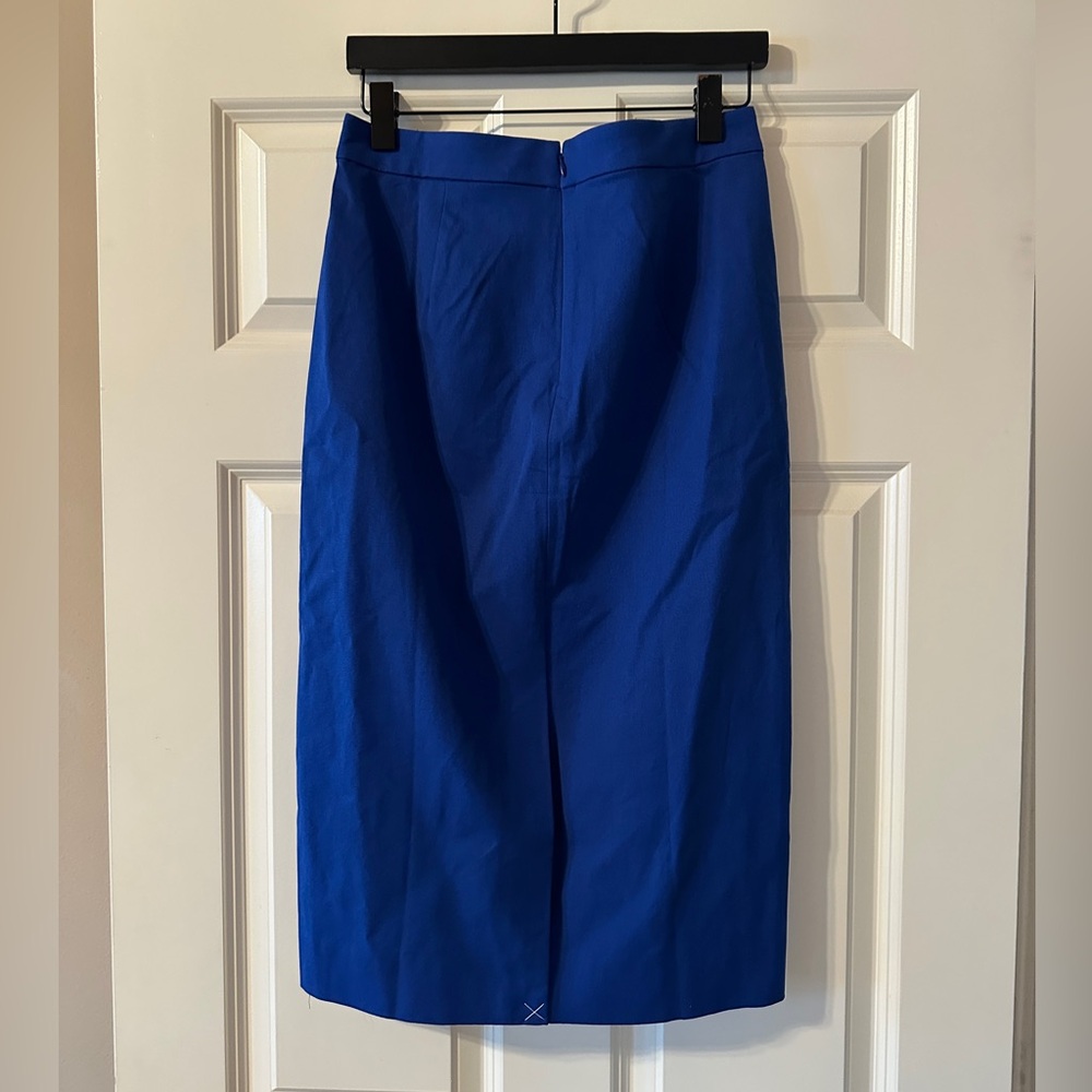 No. 3 Pencil skirt in bi-stretch cotton blend - Picture 4 of 8